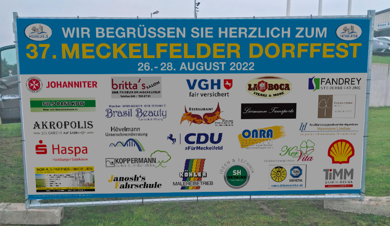 dorffest banner